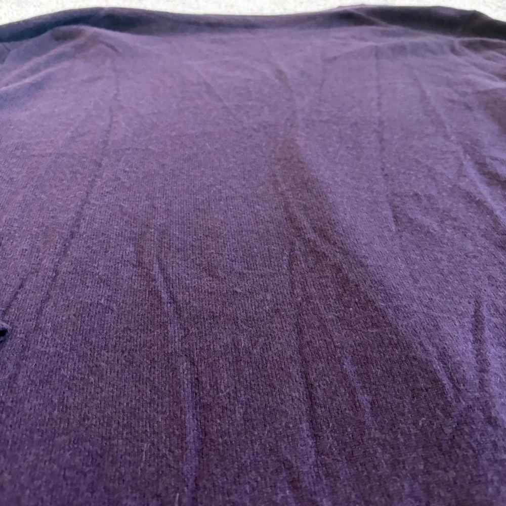 Vince Cashmere Sweater Mens‎ 2XL XXL Purple V Neck Quiet Luxury Minimalist